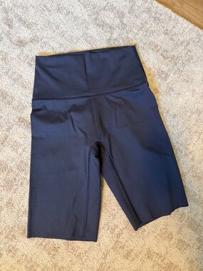 aerie Black High-Rise Bike Shorts